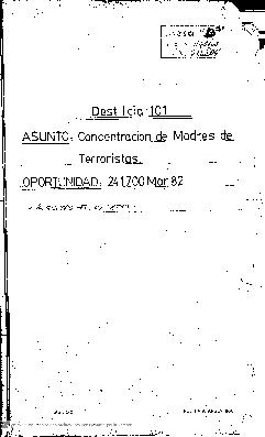 Concentración de Madres de Terroristas