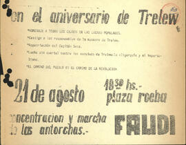 En el aniversario de Trelew