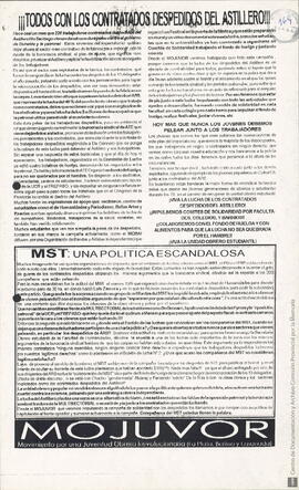 [Todos con los contratados despedidos del astillero]