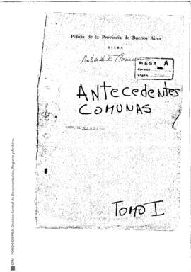 Antecedentes comunales Moreno