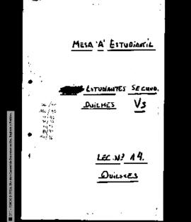 Estudiantes secund. Quilmes